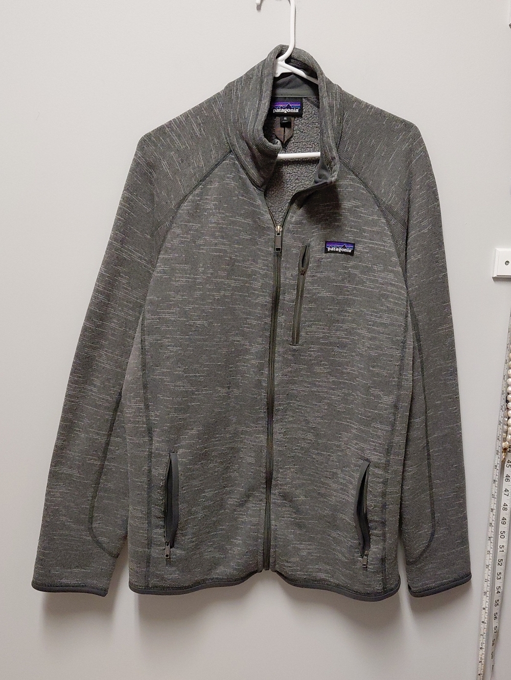 Patagonia Men's Better Sweater Gray Full-Zip Fleece Jacket, Size XL
